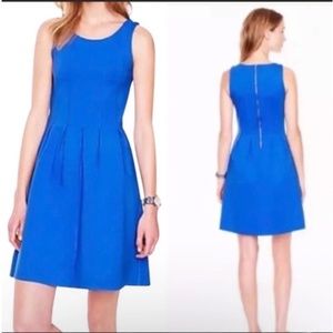 J.Crew Blue Mini Fit & Flare Cocktail Dress Size 4